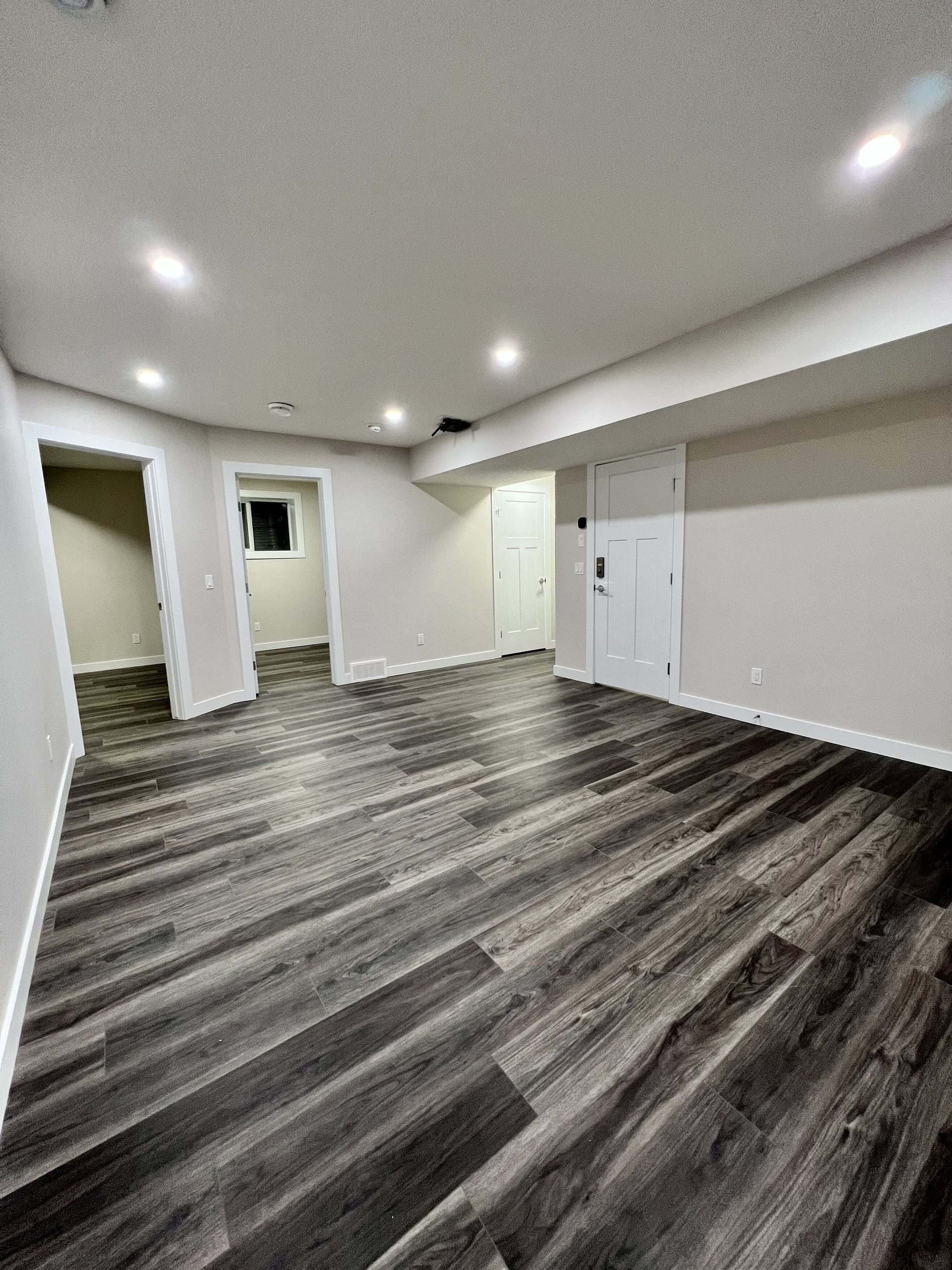 After: finished legal suite at 212 Bayview Street SW